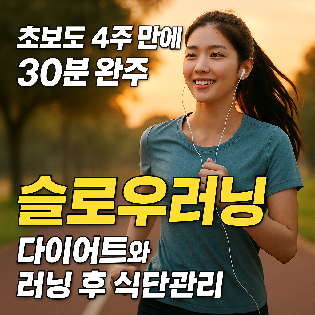 슬로우러닝, 초보러너의 러닝시작. 슬로우러닝효과와 슬로우러닝장점, 주의할점